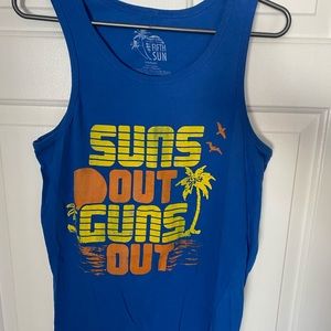 Suns out guns out tank